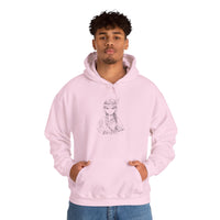 Brave Inca Girl Ink Warrior Portrait Unisex Hoodie