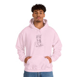 Brave Inca Girl Ink Warrior Portrait Unisex Hoodie