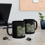 Ancient Palenque Mayan Ruins Black Mug