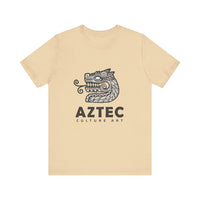 Modern Quetzalcóatl Serpent Head Logo Design Unisex T-Shirt
