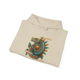 Feathered Serpent Sun Spiral Unisex Hoodie