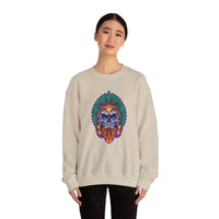 Aztec Indian Death Skull Tattoo Style Unisex Sweatshirt