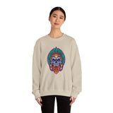 Aztec Indian Death Skull Tattoo Style Unisex Sweatshirt