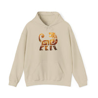 Aztec Jaguar Warrior Glyph Symbol Unisex Hoodie