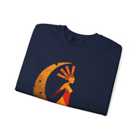 Mama Killa Inca Moon Goddess Glyph Style Unisex Sweatshirt