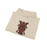 Aztec Fire Warrior Mask Unisex Hoodie