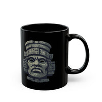 Mayan Sacred Head Stone Black Mug