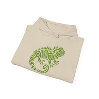Mayan Aztec Totem Symbol of Iguana Unisex Hoodie