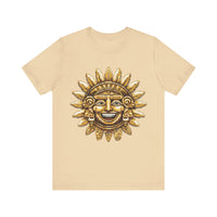 Pixel Art Inca Sun God 8-Bit Retro Style Unisex T-Shirt