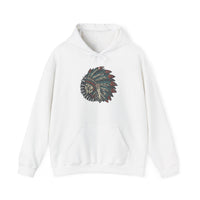 Vintage Native American Headdress Graphic Unisex Hoodie