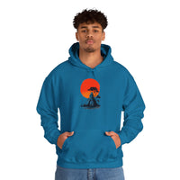 Tikal Sunset Temple Minimalist Art Unisex Hoodie