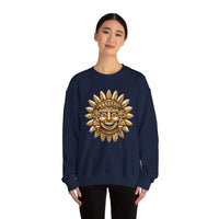 Pixel Art Inca Sun God 8-Bit Retro Style Unisex Sweatshirt