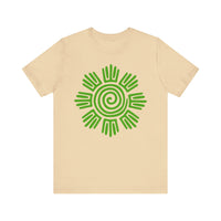 Aztec Plant Spiral Symbol Unisex T-Shirt