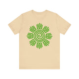 Aztec Plant Spiral Symbol Unisex T-Shirt
