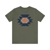 Minimal Southwest Tribal Rug Pattern Illustration Unisex T-Shirt