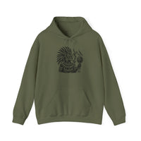 Tribal Spirit Glyph Symbol Illustration Unisex Hoodie