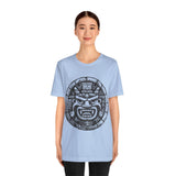 Mayan Jaguar Deity Woodcut Style Unisex T-Shirt