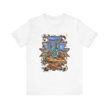 Aztec Turquoise Cactus Desert Landscape Unisex T-Shirt