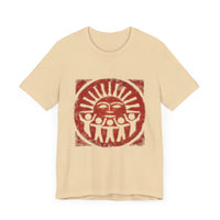 Radiant Tribal Sun Worship Inca Style Unisex T-Shirt