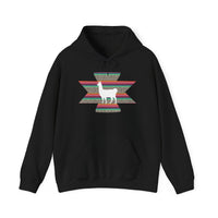 Andean Llama Fiesta Illustration Unisex Hoodie