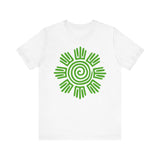 Aztec Plant Spiral Symbol Unisex T-Shirt