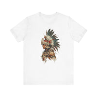 Watercolor Tribal Aztec Warrior Unisex T-Shirt