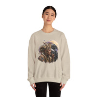 Ancient Inca Shaman with Condor Companion Unisex Sweatshirt
