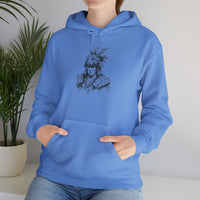 Jaguar Warrior Ink Portrait Unisex Hoodie