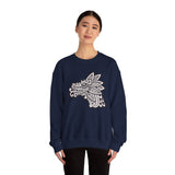 Quetzalcóatl Serpent Head Illustration Unisex Sweatshirt