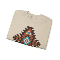 Boho Aztec Geometric Totem Pattern Illustration Unisex Sweatshirt