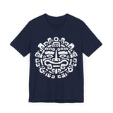 Andean Dual God Symmetry Tribal Glyph Style Unisex T-Shirt