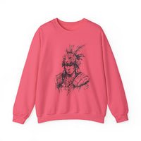 Jaguar Warrior Ink Portrait Unisex Sweatshirt