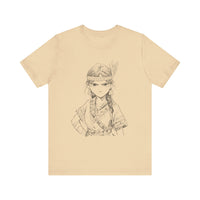 Inca Warrior Girl Fierce Heritage Ink Art Unisex T-Shirt