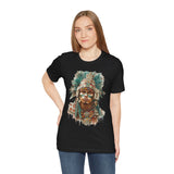 Maya Warrior Watercolor Portrait Unisex T-Shirt