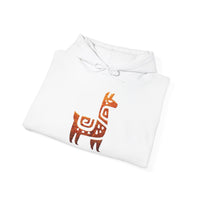 Inca Llama Rock Carving Style Unisex Hoodie