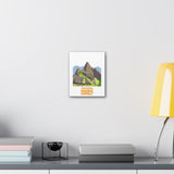 Illustration of Machu Picchu Canvas