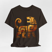 Aztec Jaguar Warrior Glyph Symbol Unisex T-Shirt