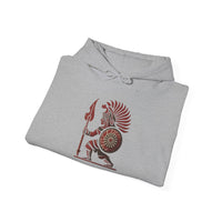 Young Warrior Glyph Pre-Hispanic Style Unisex Hoodie