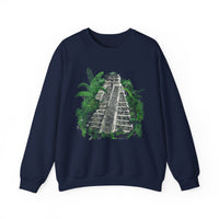 Ancient Mayan Jungle Temple Steps Unisex Sweatshirt