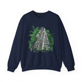 Ancient Mayan Jungle Temple Steps Unisex Sweatshirt