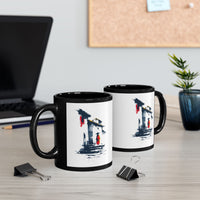 Cuzco Steps Heritage Minimalist Art Black Mug