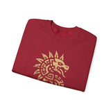 Quetzalcoatl Spiral Serpent Tribal Glyph Unisex Sweatshirt
