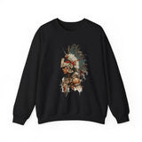 Watercolor Tribal Aztec Warrior Unisex Sweatshirt