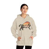 Aztec Buffalo Desert Sunset Silhouette Unisex Hoodie