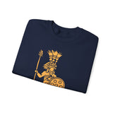 Cultural Aztec Warrior Graphic Illustration Unisex Sweatshirt
