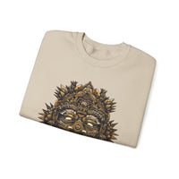 Ancient Aztec Solar Deity Mask Unisex Sweatshirt