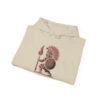 Young Warrior Glyph Pre-Hispanic Style Unisex Hoodie