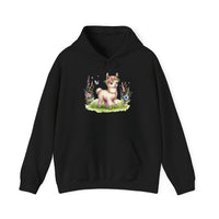 Baby Llama Inca Blossom Crown Unisex Hoodie