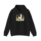Baby Llama Inca Blossom Crown Unisex Hoodie