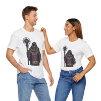 Cyber Temple Techno Priest Pixel Art Unisex T-Shirt